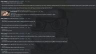 4chan angry anime clenched_teeth closed_mouth demon drool ear facial_mark forehead_protector glasses hair konohagakure_symbol mustache naruto_(series) pig red_eyes slit_pupils soyjak stubble text uzumaki_naruto v_(4chan) variant:feraljak whisker_marks yellow_hair // 1394x784 // 337.5KB