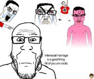 closed_mouth crying interracial nazism neutral racism text variant:bernd variant:chudjak variant:markiplier_soyjak // 1080x900 // 259.2KB