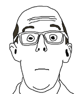 avgn balding double_chin ear frown glasses hair meta:self_insert neutral raised_eyebrows variant:bimmyjak // 494x620 // 19.4KB