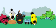 angry angry_birds animal bad_piggies bird crown gem gems glasses grass green_skin helmet king mouth nest open orange_hair pig soyjak stubble terrance_(angry_birds) variant:alicia variant:cobson variant:gapejak variant:impish_soyak_ears variant:markiplier_soyjak variant:soyak video_game // 2000x988 // 119.0KB