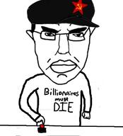 button clothes communism glasses hat millions_must_die subvariant:pol_face text variant:chudjak // 615x680 // 135.6KB