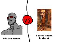 9a0c ai_brainrot ai_generated brainrot gigachad italian_meme tung_tung_tung_sahur variant:gigson versus vs // 800x600 // 186.6KB