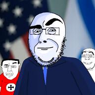 dem 3soyjaks cobsontalks feralrants irl_background israel president rantsona variant:chudjak variant:cobson variant:feraljak // 1000x1000 // 495.7KB