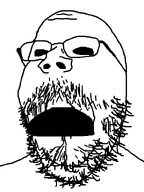 bald black_eyes creepy distorted glasses horror nose open_mouth scary soulless stubble subvariant:mustached_gapejak tear variant:gapejak // 600x800 // 12.8KB