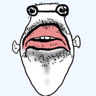 closed_mouth fish frown glasses lips soyjak stubble // 540x540 // 33.8KB