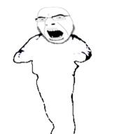 animated dance ext=gif glasses open_mouth soyjak stubble variant:cobson // 220x255 // 424.1KB