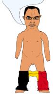 belgium brown_skin flag:belgium glasses nsfw small_penis speech_bubble speech_bubble_empty subvariant:chudjak_front subvariant:obsessedchud variant:chudjak // 1092x1911 // 58.5KB