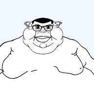 closed_mouth ear fat fixed glasses hair lips mutt remastered series:muttverse subvariant:branigger template transparent_background variant:brandon variant:meximutt // 1674x1582 // 36.7KB