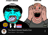 2soyjaks ack black_hair black_skin blood blood_on_face brimmiest_comments_section☣️☣️☣️_do_not_enter☣️☣️☣️ castration clothes crying epx7fclhdrp_(namefag) gill_koyim_(namefag) glasses gooner hat hello_my_name_is_(sticker) jews john8_44_(namefag) judaism kippah meta:namefags mossad nas:award nigger open_mouth orange_hair paint_nerd subvariant:fat_alicia subvariant:hunky_twink_sex_machine suit suit_and_tie sunglasses tan_skin teeth tongue_out variant:alicia white_eyes youtube youtube_thumbnail // 1078x796 // 556.0KB