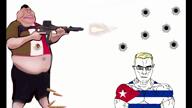 ammo artist:romanian_schizo buff cuban fart gassy gun mexico_city meximutt nikocado_avocado red_shirt subvariant:muscular_chud variant:chudjak variant:meximutt // 1920x1080, 4.5s // 2.1MB
