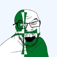 angry british cross flag flag:kirkcudbrightsire glasses hair kirkcudbrightsire looking_at_you mustache open_mouth scotland soyjak stubble teeth united_kingdom variant:feraljak // 1500x1500 // 76.2KB