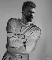 grey_background grey_skin mouth_open nas:gigachad schizo schizophrenia schizophrenic // 446x512 // 1.3MB