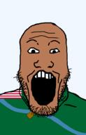 black_skin clothes county flag flag:liberia flag:lofa_county glasses hair liberia liberian lofa_county mustache open_mouth river small_eyes soyjak stubble transparent transparent_background variant:feraljak water yellow_sclera // 600x935 // 32.4KB