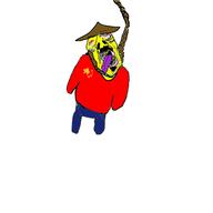 bloodshot_eyes china clothes country crying deformed flag full_body hanging hat mustache open_mouth rope soyjak stubble subvariant:brunetto suicide tongue variant:bernd yellow_skin yellow_teeth // 500x500 // 35.3KB