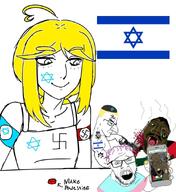 chainsaw clothes hat judaism kike kippah ongezellig palestine star_of_remphan subvariant:chainsaw_bernd swastika tranny variant:bernd variant:chudjak variant:feraljak yana_(ongezellig) // 825x900 // 197.4KB