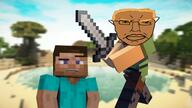 alex_(minecraft) minecraft steve_(minecraft) subvariant:pol_face variant:chudjak yellow_hair // 1920x1080 // 617.4KB