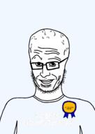 award big_brain big_forehead clothes glasses lips smug stubble template text university variant:unijak vein // 1000x1414 // 157.1KB