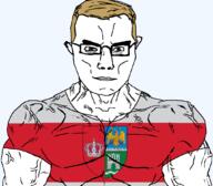 brasov flag flag:brasov judetul judetul_brasov romania soyjak subvariant:muscular_chud variant:chudjak // 1059x929 // 168.1KB