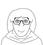 dress female femjak glasses hair looking_at_you meta:template no_stubble raised_eyebrows series:foidjaks smile subvariant:female_feraljak subvariant:feraljak_front template variant:feraljak white_background white_skin woman // 1230x1300 // 25.6KB