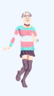 3d 3d_model animated artist:Gemmy_Nutz ext=gif flag:transgender_pride_flag running tranny troon troonella variant:bernd // 540x960 // 290.6KB