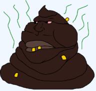 corn mexcrement mexiturd pinkeye poop soyjak stink_lines stinky variant:meximutt yellow_teeth // 817x774 // 19.4KB