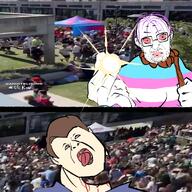 ack angry assassination brainless charlie_kirk clothes faggot goyslop hand israel jujutsu_kaisen lipstick maga make_america_great_again purple_hair soyjak tranny tranny_artstyle transgender_flag troon variant:bernd // 1000x1000 // 1.0MB
