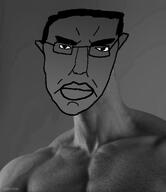 chud gigachad gigachud glasses grayscale hair le_pol_face lips nas:gigachad subvariant:pol_face variant:chudjak // 1000x1155 // 408.9KB