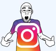 arm clothes glasses hand instagram meta:tagme open_mouth reels soyjak stubble variant:shirtjak // 618x559 // 106.2KB