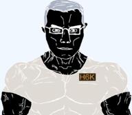 nate H6K_(namefag) black_skin blue_hair brown_eyes name_tag namefags opposite subvariant:muscular_chud variant:chudjak white_outline // 1059x929 // 32.5KB