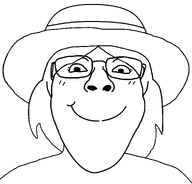 clothes eyelashes female femjak glasses hair hat looking_at_you series:foidjaks smile soyjak subvariant:bridget template transparent_background variant:bernd variant:gapejak // 1337x1279 // 33.7KB