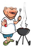 5_o_clock_shadow amerimutt barbecue blue_pants can clothes fat full_body grill grilling patty sandals subvariant:impish_amerimutt variant:impish_soyak_ears white_shirt // 520x768 // 227.8KB