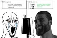 anti_anti_soyjak bloodshot_eyes computer crying gigachad glasses greentext large_eyebrows nas:gigachad open_mouth screen soyjak stubble variant:cryboy_soyjak // 645x426 // 203.9KB