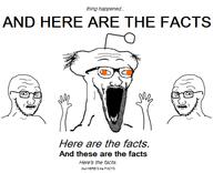 3soyjaks antenna arm fact glasses hand hands_up open_mouth orange_eyes reddit redditard scared soyjak stubble subvariant:soyak_(concerned) subvariant:wewjak text variant:soyak // 530x430 // 55.0KB