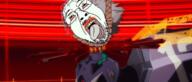 ack angel_(evangelion) animated anime blood bloodshot_eyes crying evangelion:_3.0_you_can_(not)_redo explosion eyelashes glasses grey_hair hanging lipstick looking_up makeup mecha movie nagisa_kaworu neon_genesis_evangelion noose open_mouth plugsuit rebuild_of_evangelion rope smeared_lipstick soyjak stubble suicide tongue variant:bernd yellow_teeth // 767x326 // 671.1KB