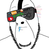 black_lives_matter closed_mouth dopamine drool jews judaism porn pornhub reddit rule34 saliva star_of_david tiktok variant:cobson virtual_reality vr_headset youtube // 721x720 // 41.1KB