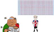 albert_(user) angry blood bloodshot_eyes clenched_teeth closed_mouth countrywar cracked_teeth ear flag flag:italy flag:united_kingdom glasses heart italy mustache nosebleed question_mark red_eyes south_italian soyjak stubble subvariant:feralrage subvariant:nucob text united_kingdom variant:a24_slowburn_soyjak variant:chudjak variant:cobson variant:feraljak vein yellow_eyes yellow_hair yellow_teeth // 1482x872 // 614.9KB