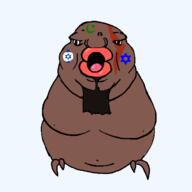 beard big_lips bird black_skin brimmiest_comments_section☣️☣️☣️_do_not_enter☣️☣️☣️ budgie hamas islam israel jewish_star meta:tagme meximutt mouth_open tongue variant:budgiejak variant:meximutt warrior-z_(user) // 640x640 // 14.1KB