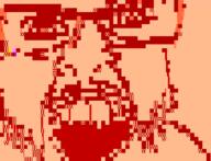 angry glasses glitch open_mouth red soyjak stubble variant:feraljak // 417x320 // 6.3KB
