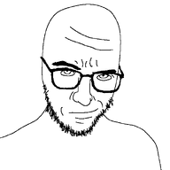 bald beard cricket_mcbricket eyes glasses smug smug_little_fuck variant:unknown // 600x600 // 12.1KB