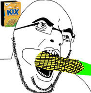 alternate glasses open_mouth soyjak stubble variant:cobson // 705x720 // 250.6KB