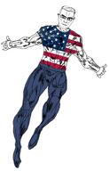 ameriaryan american_flag full_body gem subvariant:muscular_chud united_states // 856x1341 // 414.2KB