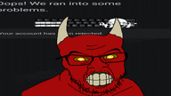 anger angry banned_user demon forum horn red_skin stubble variant:feraljak variant:soyak vent // 1280x720 // 230.9KB