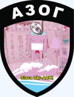 animated azov_battalion badge bed blood bloodshot_eyes crying cyrillic_text flag full_body glasses hanging mustache neovagina oe_cake oink open_mouth purple_hair rope soyjak stubble suicide text tongue tranny ukraine variant:bernd // 502x660 // 3.2MB