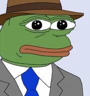 amphibian brown_hat clothes frog grey_suit hat meta:not_oc nas:pepe pepe_the_frog stare subnas:jed suit suit_and_tie // 962x1024 // 1.1MB amphibian brown_hat clothes frog grey_suit hat meta:not_oc nas:pepe pepe_the_frog stare subnas:jed suit suit_and_tie // 962x1024 // 1.1MB