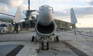 a-7_corsair_ii aircraft aircraft_carrier airplane fighter_jet glasses irl nas objectsoy plane us_navy // 924x558 // 632.2KB