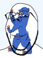 animal bear buskerud county flag flag:buskerud glasses hair looking_at_you norway smile soyjak stubble subvariant:wholesome_soyjak teeth tongue transparent_background variant:gapejak // 600x800 // 86.8KB