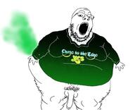 arm close_to_the_edge clothes cross_eyed fart fat glasses hairy hand leg music nsfw open_mouth penis prog_rock shitquality soyjak stinky stubble tshirt variant:gapejak yes_(band) // 1746x1415 // 1.7MB