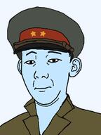 blue_skin clothes military military_hat military_uniform star_(symbol) variant:kuzjak // 810x1080 // 23.8KB