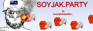 beard closed_mouth fish flag:south_georgia_and_south_sandwich_islands glasses incomprehensible meta:banner multiple_soyjaks red_eyes south_georgia_and_the_south_sandwich_islands soyjak soyjak_party stubble subvariant:soyak_(irritated) text variant:soyak wing // 600x200 // 139.7KB