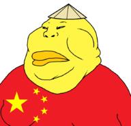 china chinksectoid chud_(boorufag) chud_(soybooru) narrow_eyes obese red_shirt subvariant:chinkmutt variant:meximutt yellow_skin // 888x849 // 24.9KB